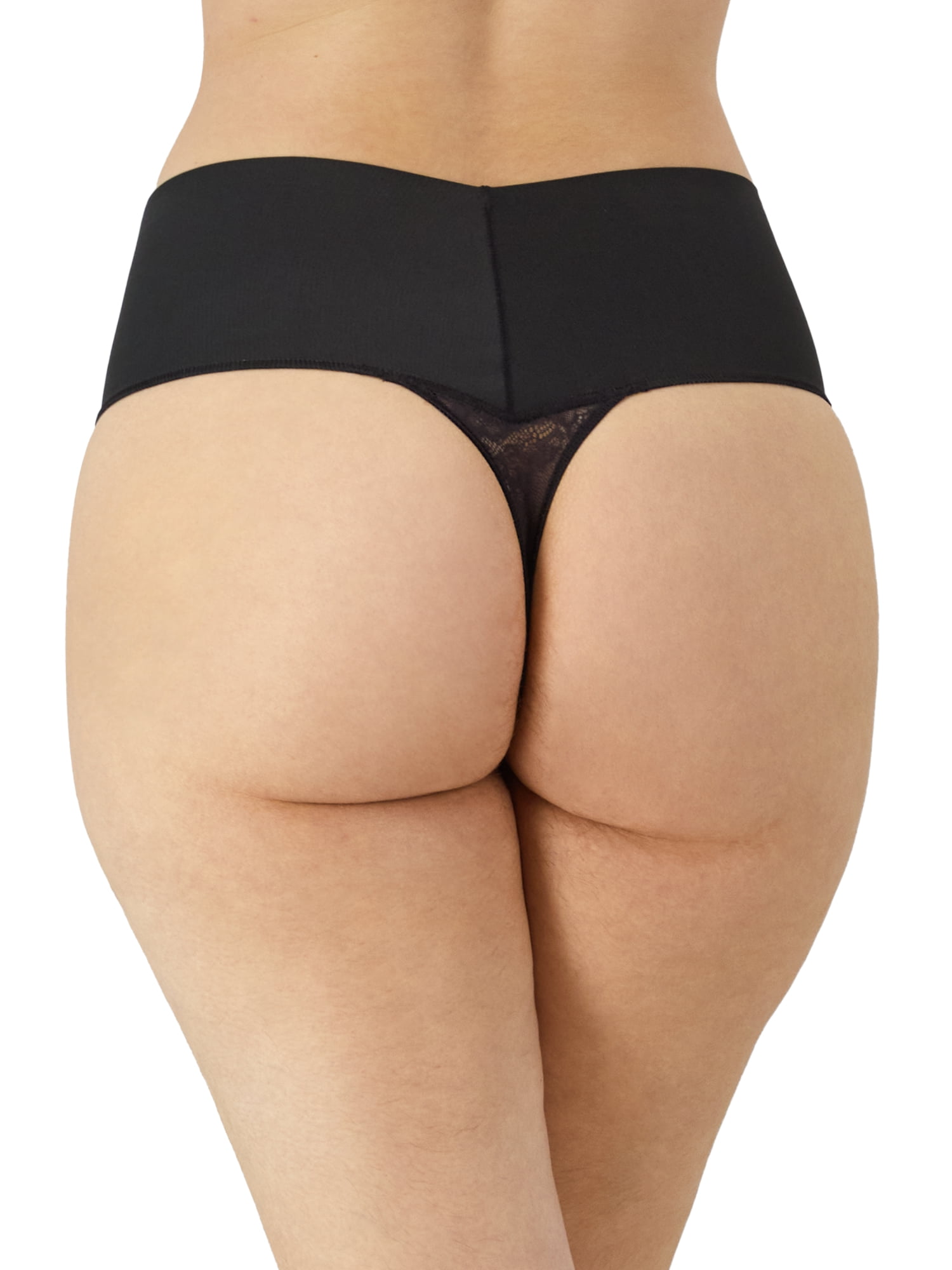 Maidenform Women's Shapewear Tame Your Tummy Lace Shaping Thong, Sizes up-to 3XL