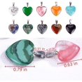 thumbnail image 3 of 20 PCS Corazón Piedra Chakra Colgante Cuentas DIY Crystal Charms 2 Tamaños Diferentes Colores Surtidos oso de fresa Electrónica, 3 of 5