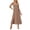 1Khaki127, variant on WERYOUNG Women's Summer Dresses Solid Color Sleeveless Scoop Neck High Cut Cami Dress Club Party Soft Breathable Sundress