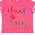 thumbnail image 4 of Inktastic I Love My Mommy Handprints Boys or Girls Toddler T-Shirt, 4 of 5