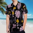 thumbnail image 5 of High Quality Hawaiian Shirts for Men Short Sleeve Aloha Beach Shirt Floral Summer Casual Button Down Shirts Blouses 3P9LE7, 5 of 7