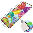 thumbnail image 3 of Coolnut Easter Eggs Pattern Area Rug - 2' x 6' Washable Runner Rugs with Rubber Backing - Non Skid Floor Carpet for Indoor Living Room Hallway Kitchen Home Decor Gifts, 3 of 7