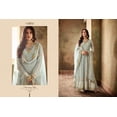 thumbnail image 5 of Ethnic Party Wear Designer Palazzo Suits Indian Pakistani Salwar Kameez Dress ( Sky Long, 5XL - 52 ), 5 of 6