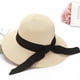 thumbnail image 2 of Sun Straw Hat for Women Wide Brim Beach Cap Soft Sun Blocking Comfort Hats For Beach Vacation, 2 of 5