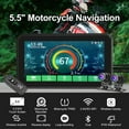 Motorcycle Navigation 5.5 Inch Display Screen GPS IP67 Waterproof