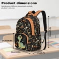 thumbnail image 7 of SEANATIVE Backpacks for Girls Boys Teens School Bookbag Travel Daypack Multi Pockets Elementary Kids Backpack with Padded Adjustable Straps, Cartoon Dinosaur Skeleton Musical Note, 7 of 7