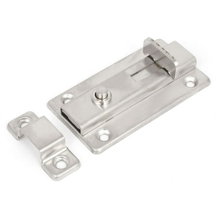 Spring Latch Door Lock - Unique Bargains Bedroom Spring Push Button Automatic Lock Metal Window Door Bolt Latch 3