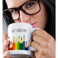 thumbnail image 2 of 3drose, Get Creative Color Pencils, 11oz Magic Transforming Mug, 2 of 7
