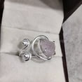 thumbnail image 2 of Natural Rose Quartz Ring, Raw Quartz Gemstone Ring, Birthstone, Designer, 925 Sterling Silver, Womens Ring, Christmas, Adjustable Ring, Handmade, Statement Jewelry, Rough Jewelry, 2 of 6
