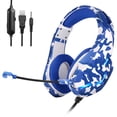 thumbnail image 1 of Auriculares para juegos de 3,5 mm Consola de juegos para computadora Auriculares de control con cable Auriculares para juegos LED con micrófono Inevent EL5132-02B, 1 of 7