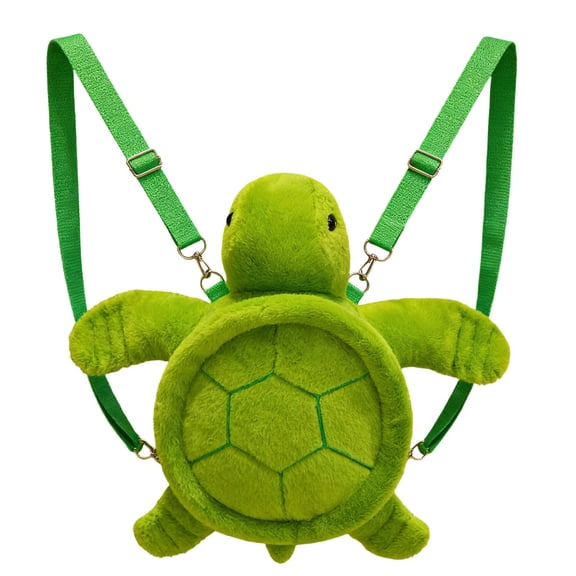 Turtle Shaped Backpack, Cute Animal Design Rucksack for Casual Daily Use(Green-1,One Size)