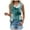 Dark Green, variant on adviicd Women's Summer Printed Tank Tops V Neck Sleeveless Shirts Dark Green, S