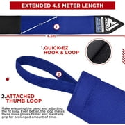 RDX Boxing Hand Wraps Inner Gloves, 4.5 Meter 180 Inches Elasticated Thumb Loop Bandages, Under Mitts Wrist Hand Protection, Muay Thai MMA Kickboxing Martial Arts, Punching Bag Speed Ball Training