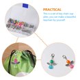 thumbnail image 3 of 50Pcs Angel Key Rings Bag Ornaments Creative Key Chains with Hanging Tags (Mixed Color), 3 of 7