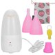 thumbnail image 2 of Menstrual Cup Set Silicone Reusable Menstrual Soft Cups Foldable Original Period CupsS x 2, 2 of 4