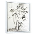 thumbnail image 3 of Designart 'Vintage Black and White Bamboo II' Traditional Framed Canvas Wall Art Print, 3 of 5