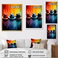 thumbnail image 4 of Designart "Vintage Cowboy Hat Burst of Color" People Framed Wall Art - Southwestern Blue Cowgirls Living Room Framed Canvas Art, 4 of 6