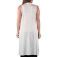 thumbnail image 3 of Women's Plus Size Sleeveless Long Shrug, 3 of 4