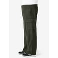 thumbnail image 3 of KingSize Men's Big & Tall Explorer Plush Fleece Cargo Pants, 3 of 6