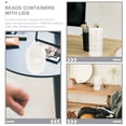 thumbnail image 3 of 2Pack Jewelry Storage Organizer Round Clear Plastic Box For Home Use, 3 of 9