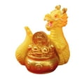 thumbnail image 5 of Tongina Mini Dragon Statue Miniature Figurine Chinese New Year Decor Office Car Dashboard Decor Party Desktop Animal Figure Sculpture 3.9cmx4cm, 5 of 8