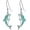 Dolphin-Turquoise, variant on Palm Tree Earrings for Women 925 Sterling Silver Opal Palm Tree Dangle Drop Earrings Summer Beach Ocean Jewelry Gifts for Women Mom Her