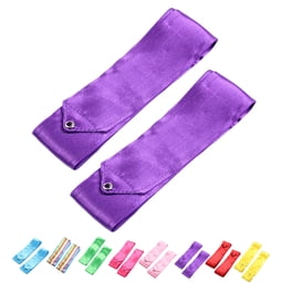 Lot De 4 Rubans De Danse Rythmique – 2 M Satin, Couleurs Flamme Et Arc-en-Ciel, Bâton 29 Cm, Léger, Pour Spectacles Et Gymnastique