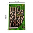 thumbnail image 3 of Hy-Ko 3-Inch Bold Gold & Black Self-Adhesive Vinyl Number Kit, 26 Pieces, 3 of 12