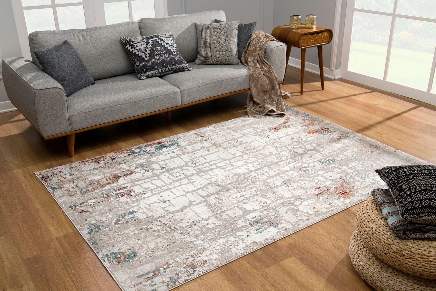 Rug Branch Cascade Collection Modern Abstract Area Rug