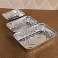 thumbnail image 4 of Yuarrent Paquete de 10 sartenes de papel de aluminio, accesorios para el hogar, recipiente de comida de una sola vez, placa para hornear, sartén apilable Type2 NO2 Yuarrent JJ14563-07B, 4 of 6
