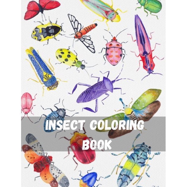 Insect Coloring Book Gorgeous Bugs Coloring Book Bugs And Insects Coloring Book For Kids A Unique