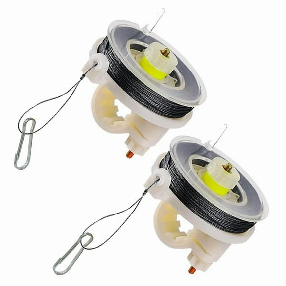 Trip Wire on Reusable Reel (2 Pack) - Early Warning Perimeter for All Devices 85FT Line Easy Wind