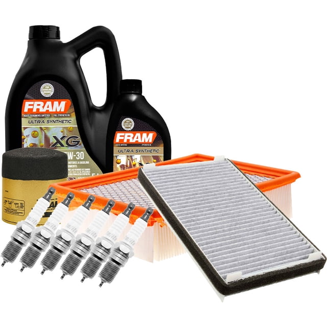 Kit De Afinación Con Aceite 5W30 Sintético, Bujías Iridio, Filtro De Aire, Filtro Para Aceite Sintético Y Filtro De Cabina 11 Piezas Compatible con Mazda Tribute V6 3.0L DE 2001 A 2006
