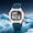 blue, variant on Men's Digital Sports Watch With Stopwatch/Alarm/Dual Time/ LED Backlight Outdoor Sports Waterproof Watch PU Strap Gifts for Man
