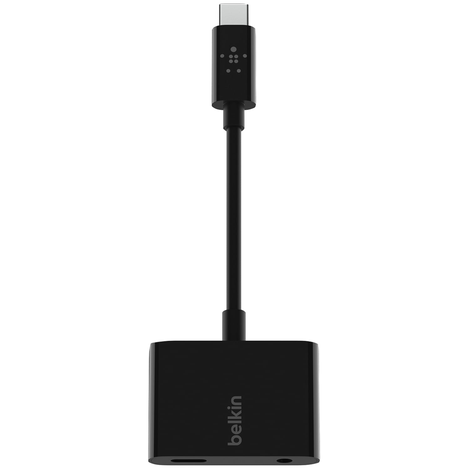 Belkin F7U080BTBLK Rockstar 3.5 MM Audio + USB-C Charge Adapter ...