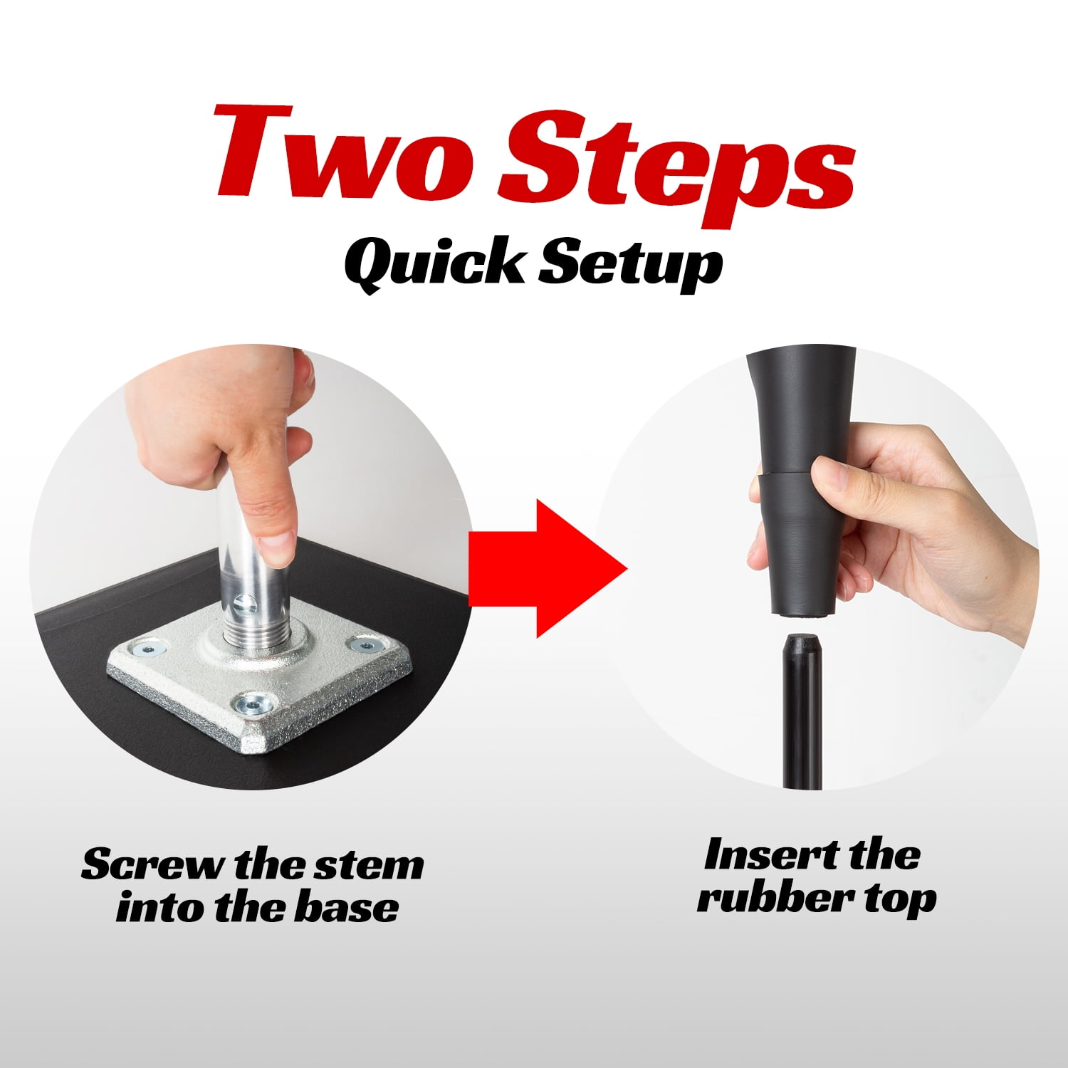 FITPLAY Portable Batting Tee, Adjustable Height 25-37", Hitting Tee for Baseball and Softball