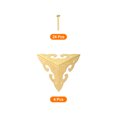 thumbnail image 3 of 4 Pcs 35mm Decorative Box Corner Cover, Corner Protector, Gold, 3 of 6