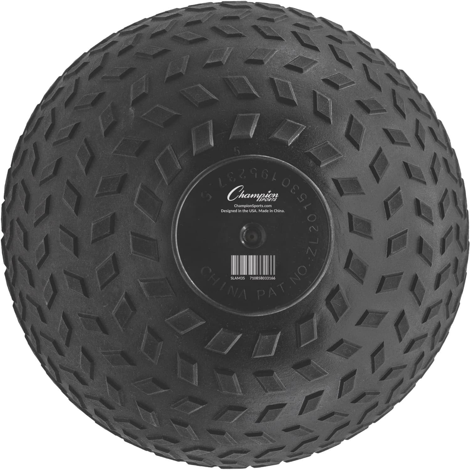 Champion Sports Rhino Fitness Slam Ball, 35 Pounds, Black