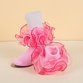 thumbnail image 7 of enyan Girls Lace Ankle Socks Trim Double Layer Cute Comfortable Frilly Dress Ruffle Socks for Girls (Pink,4-6 Years), 7 of 7