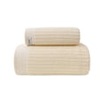 thumbnail image 2 of ziyahi 2 Pieces/Set Cotton Bath Towel Soft Replacement Rectangular Home Bathing Shower Face Towel Washcloth Accessories Beige, 2 of 9
