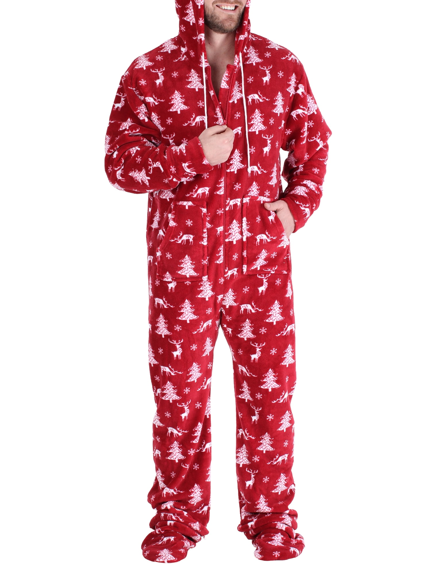 fleece pajamas with feet