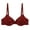 Russet Brown, variant on Women's Floral lace push up underwire Bra 38C