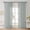 Gray, variant on Rod Pocket Sheer Window Curtains - Solid Color Translucent, Lightweight Half-Shading, Easy-Install Living Room Bedroom Drapes, Blue