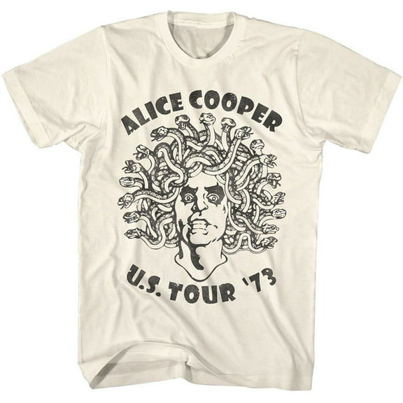 Alice Cooper Medusa Natural Adult T-Shirt
