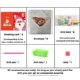 thumbnail image 2 of Matsuzay Juego de tarjetas de felicitación con pintura de diamantes 5D de Navidad, bordado artesanal de diamantes de imitación, punto de cruz, regalo de Artesanía HK0005, 2 of 6