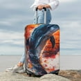 thumbnail image 6 of Picia Sunset Ocean Watercolor Dolphin Luggage Protector Cover Thicken Suitcase Protector Cover Fit 18-32 Inch Luggage-Large, 6 of 9