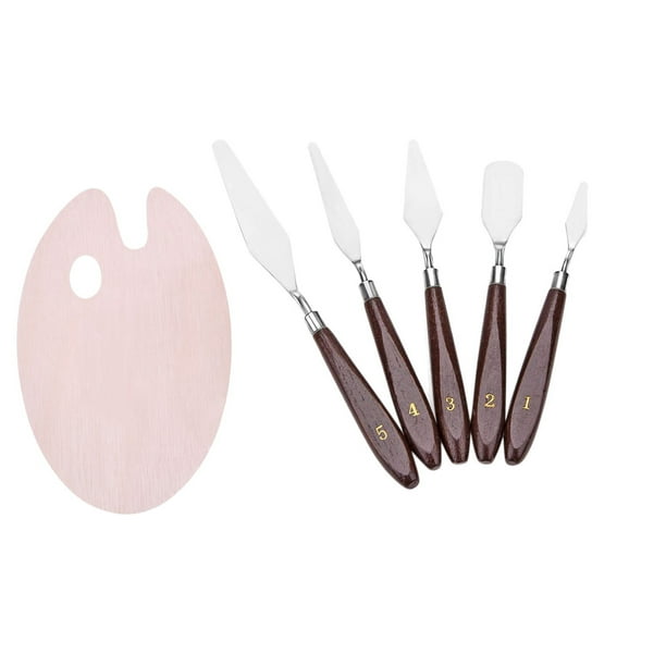 6 Pcs Artist Palette Knife Set Paint Palette Painting Palette Knives