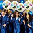 thumbnail image 3 of PMU Graduation "Congrats Grad" White 18in Mylar Balloon Pkg/5, 3 of 8