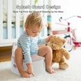 thumbnail image 3 of Babyomi 3 in-1 Potty Training Toilet with Standalone Potty & Potty Ring & Step Stool and Washable Liner and Lid,One-click Assembly, Easy to Clean (Pink), 3 of 7