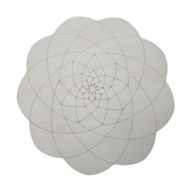 Colección de arte mural geométrico de madera, escultura mural, pieza de meditación para pared Estilo C